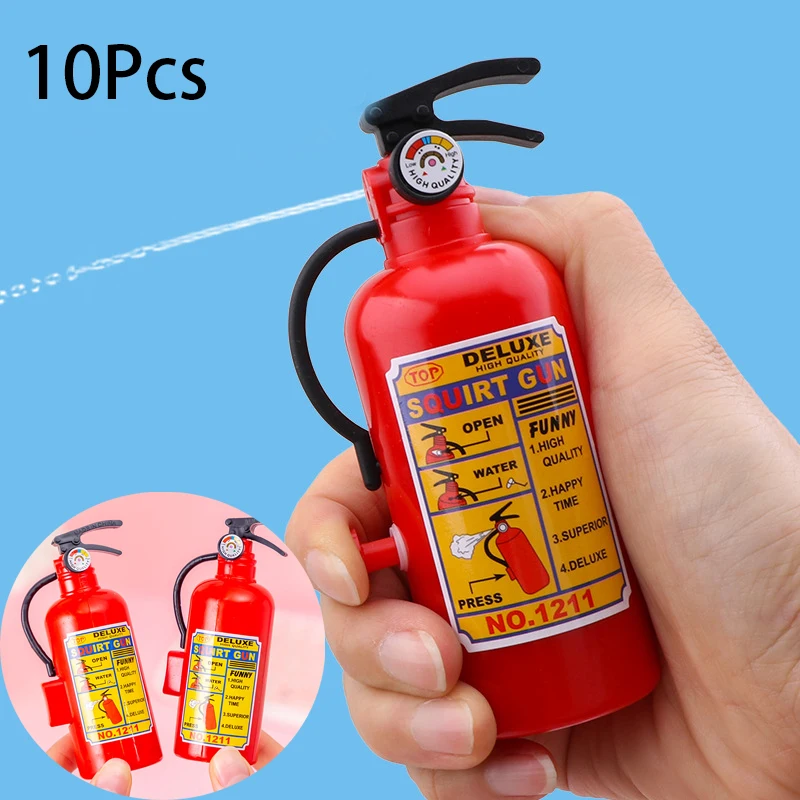 Kids Outdoor Playground - 10Pcs Creative Mini Fire Extinguisher Water