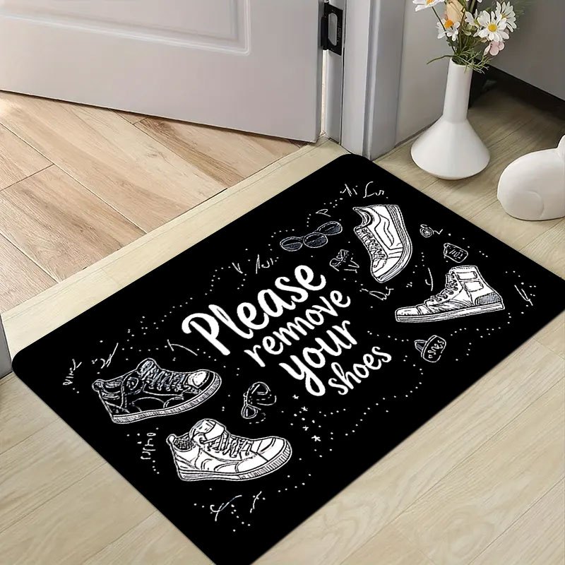 Chalk Outdoor Jumbo - Please Remove Your Shoes Door Mat