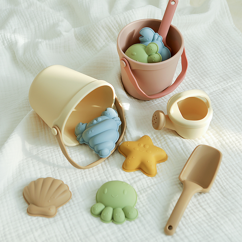7Pcs Kids Silicone Beach Toys  - đánh giá và giá Kids Outdoor Tools