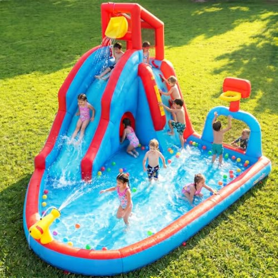Backyard outdoor water slide i - đánh giá và giá Kids Outdoor House With Slide