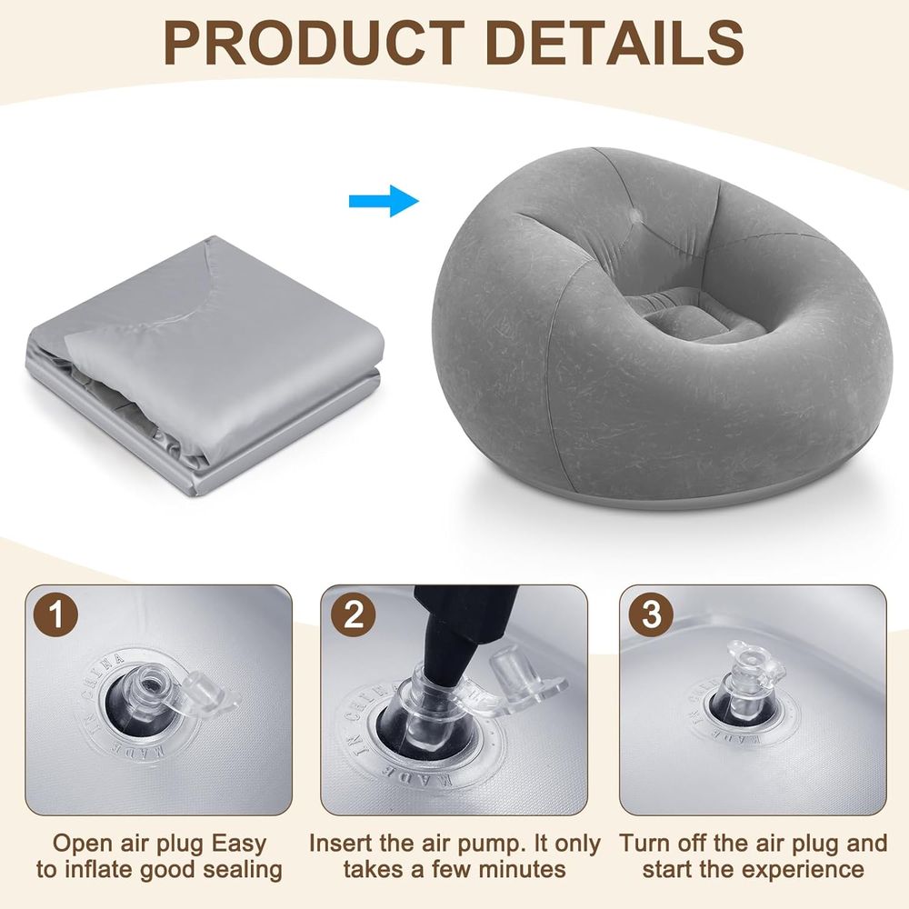 Inflatable Bean Bag Chairs, Gr - đánh giá và giá Kids Outdoor Movies