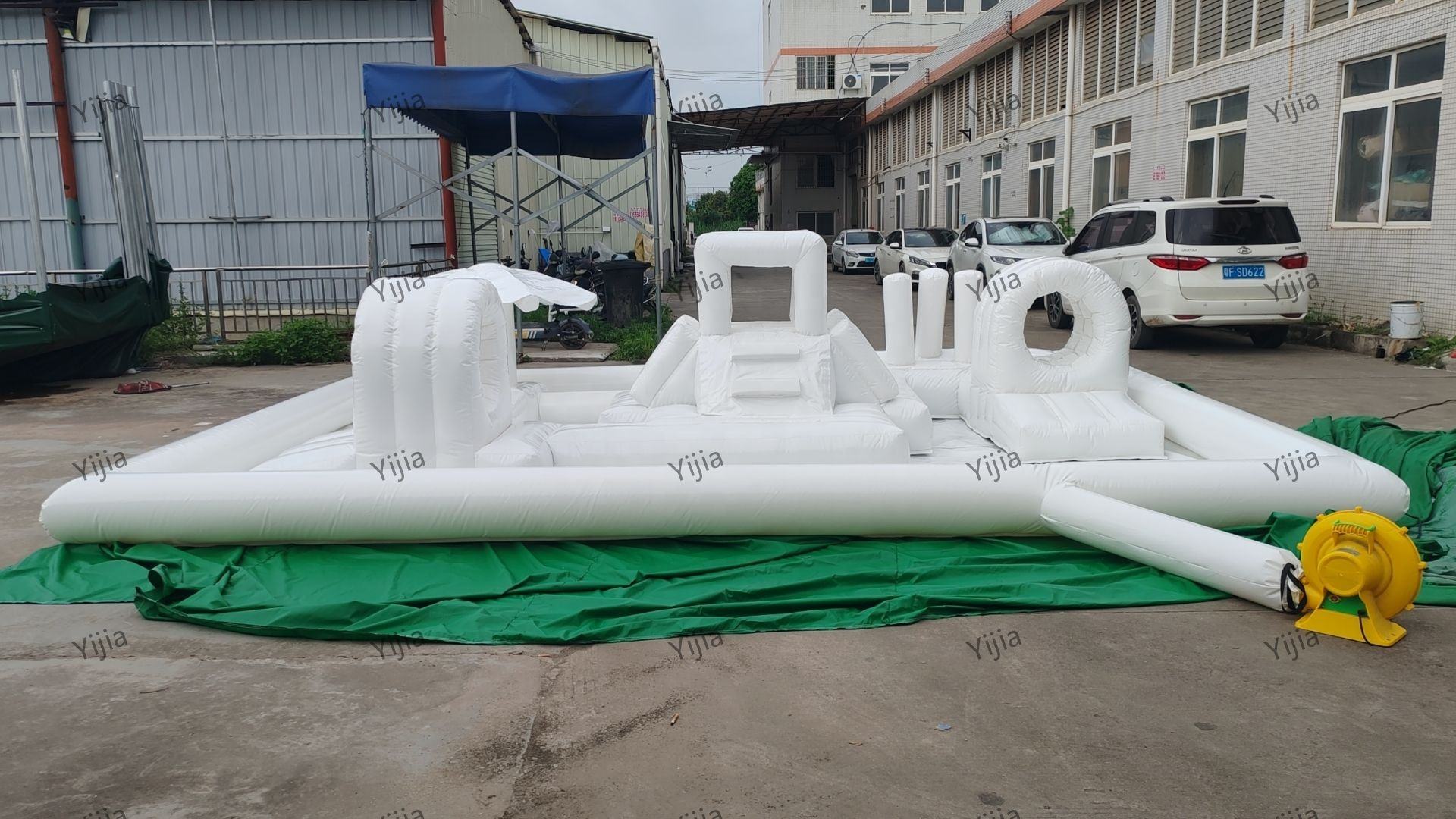 Stock 6M Soft Play Equipment B - đánh giá và giá Kids Outdoor House With Slide
