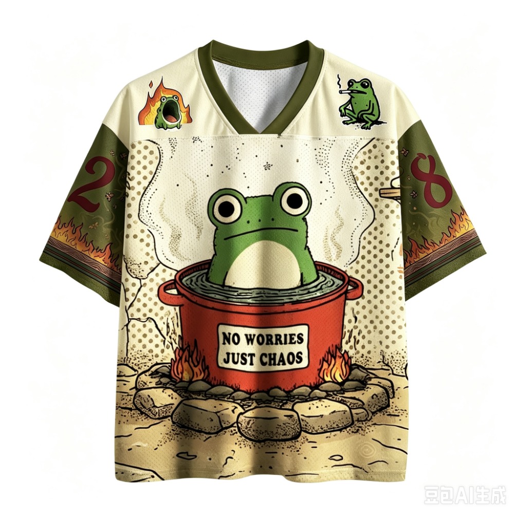 Cartoon Frog Pattern 3D Printe - đánh giá và giá Kids Outdoor Outfit