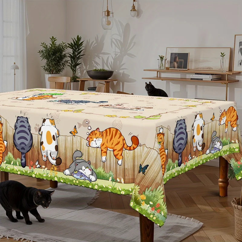 VIKAMA Beige Cartoon Cat Table - đánh giá và giá Kids Outdoor Dining Table