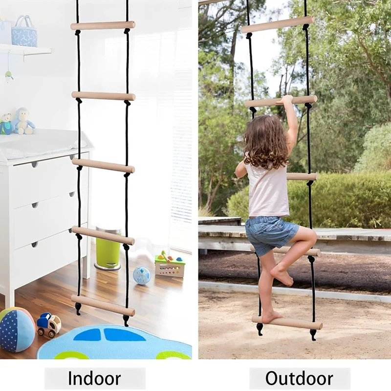 Children Climbing Rope Ladder  - đánh giá và giá Kids Outdoor Climbing Equipment