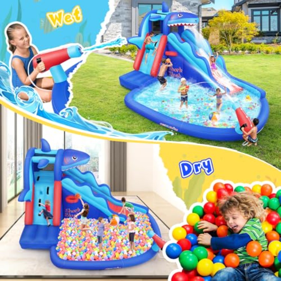 Outdoor/Indoor inflatable wate - đánh giá và giá Kids Outdoor House With Slide