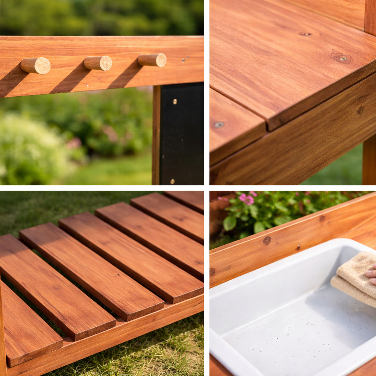 Wooden Potting Benches For Chi - đánh giá và giá Kids Outdoor Tools