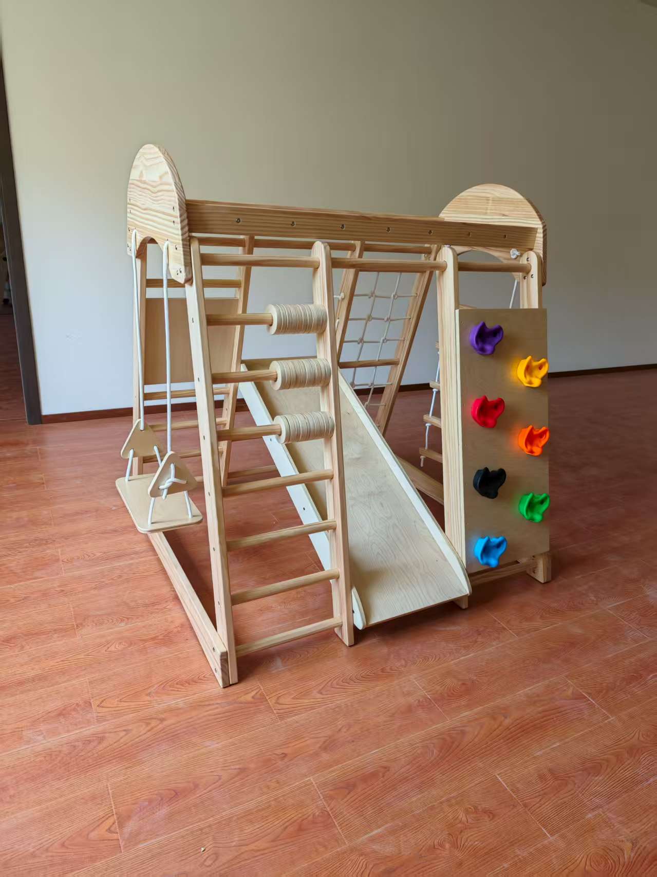 Wooden Kids Climbing Frame Lad - đánh giá và giá Kids Outdoor Playground