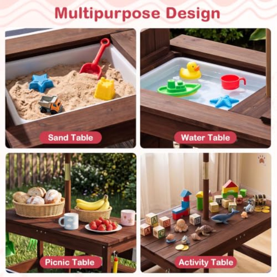 Outdoor kids picnic table for  - đánh giá và giá Kids Outdoor Umbrella For Table