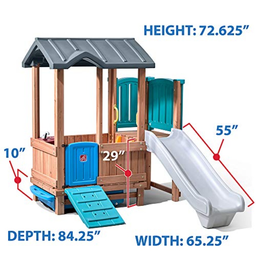 Woodland Adventure Playhouse & - đánh giá và giá Kids Outdoor Playground
