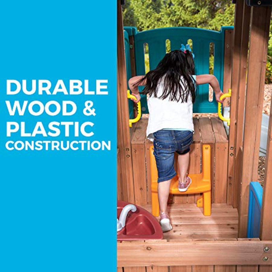 Woodland Adventure Playhouse & - đánh giá và giá Kids Outdoor Playground