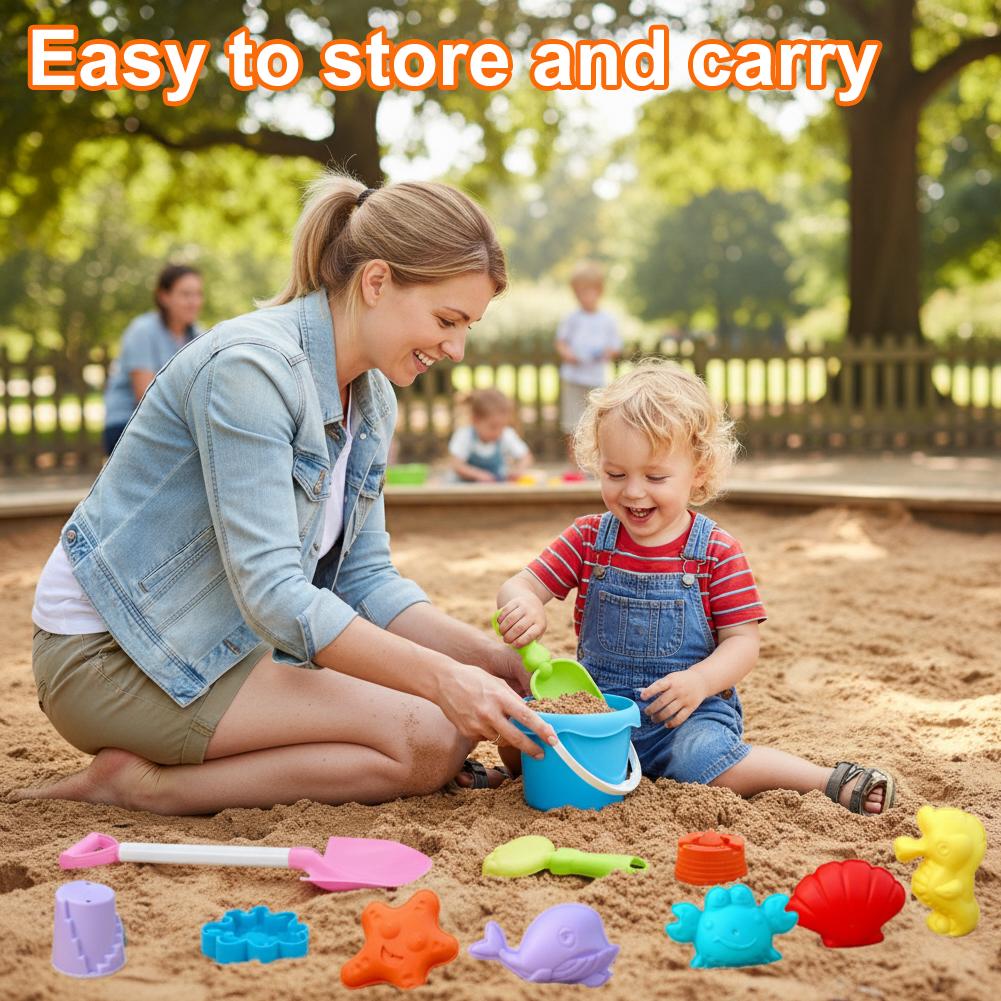 Mini Beach Toy Set Shovels Buc - đánh giá và giá Kids Outdoor Outfit