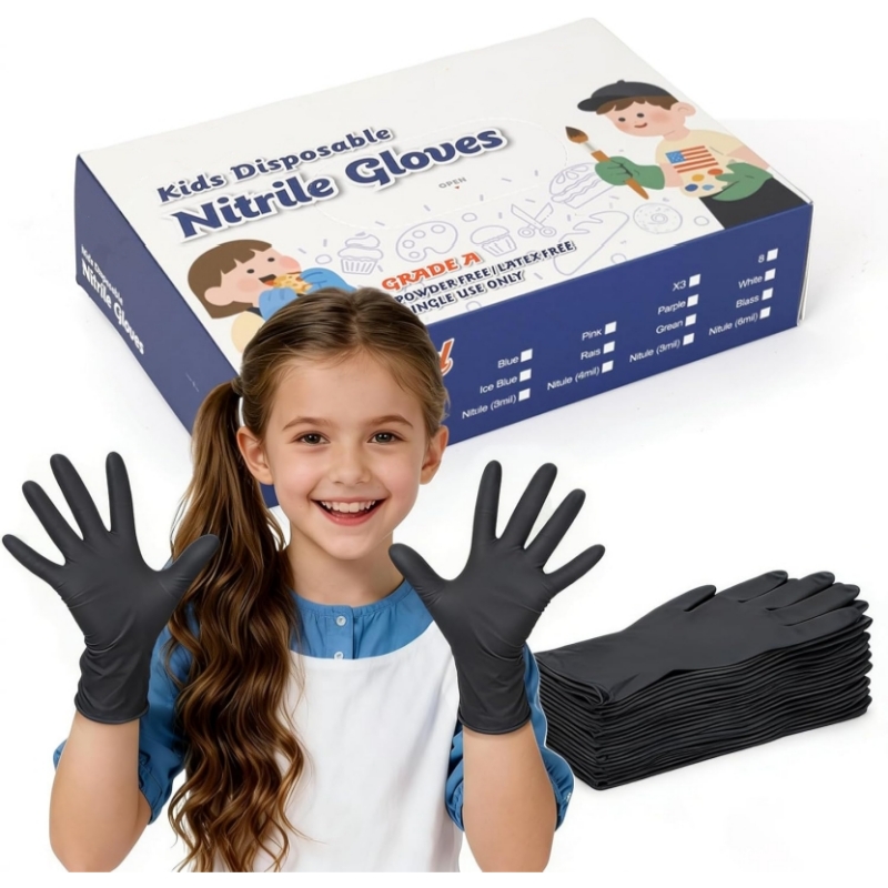 Kids Black Nitrile Disposable  - đánh giá và giá Kids Outdoor Tools