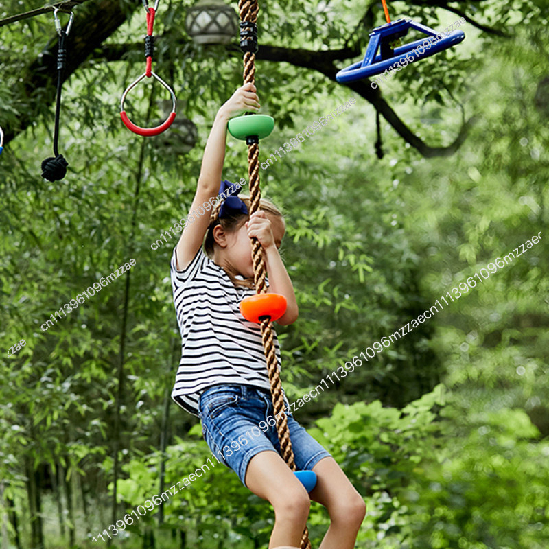 Kids Disc Swing with Climbing  - đánh giá và giá Kids Outdoor Climbing Equipment