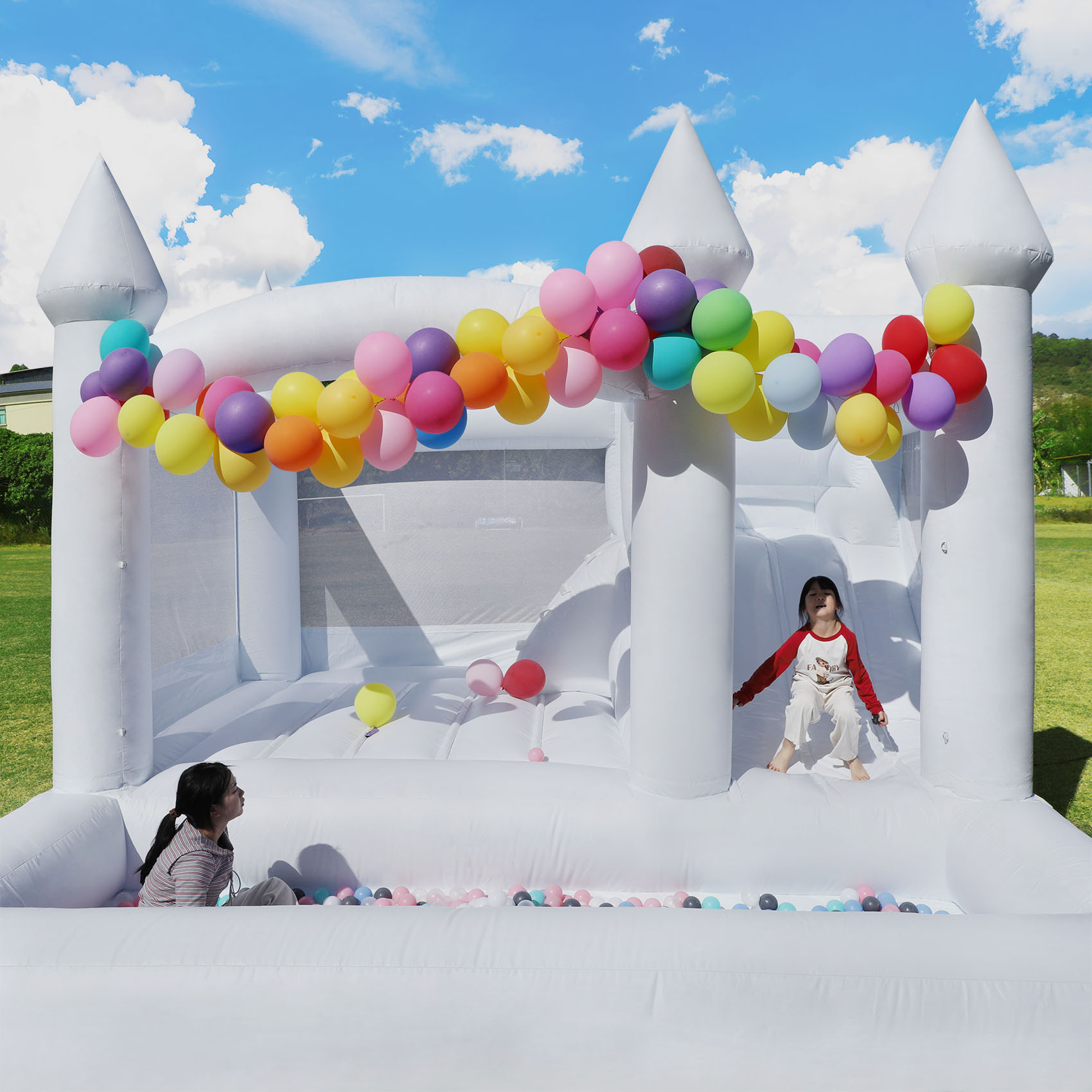 Bouncy Castle Bounce Houses Ju - đánh giá và giá Kids Outdoor Jumping Castle