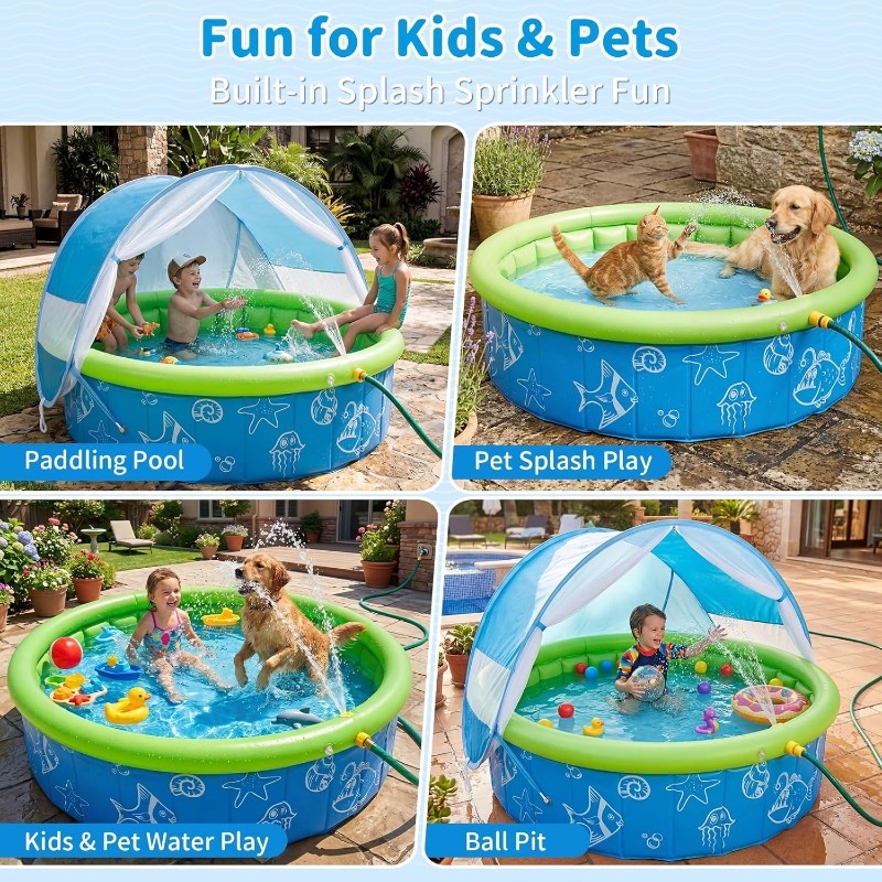 Kids Pool for Toddler Foldable - đánh giá và giá Kids Outdoor Tools