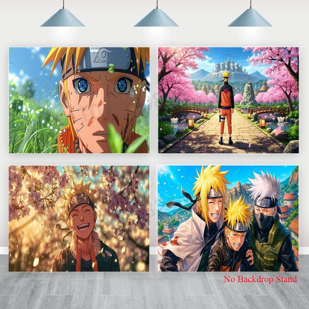 Naruto Backdrop Banner Boys Ki - đánh giá và giá Kids Outdoor Movies