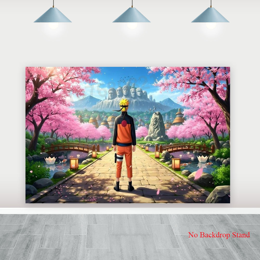 Naruto Backdrop Banner Boys Ki - đánh giá và giá Kids Outdoor Movies